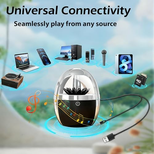 Dancing Ferrofluid Speaker,Magnetic Fluid Bluetooth Music Mate - Product Imagery