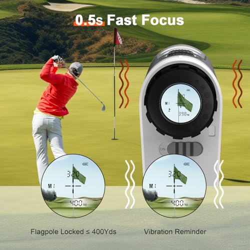 1200 1700 Yds Golf Rangefinder Easy to Clean Slope Magnet - Product Imagery