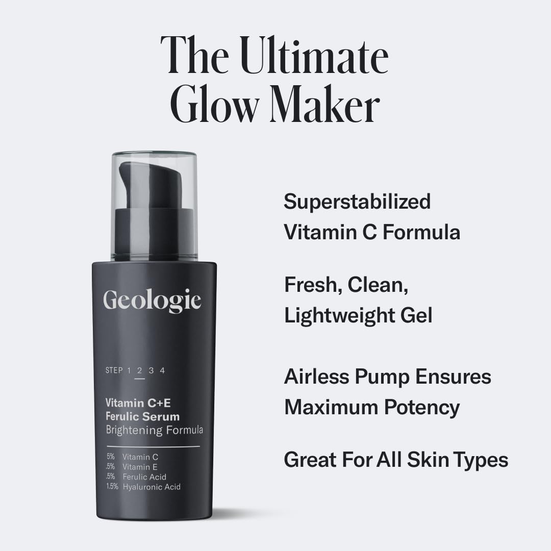 Geologie Vitamin C E Ferulic Acid Face Serum - Geologie Official Imagery - 3