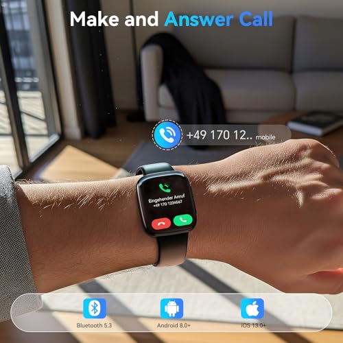 Smart Watch for Men/Women, Answer/Make Call, 1.85" AMOLED - Product Imagery