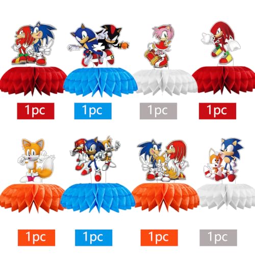 Tititada Sonic Aliaurora for yuguigou Birthday Party Supplies, - Product Imagery