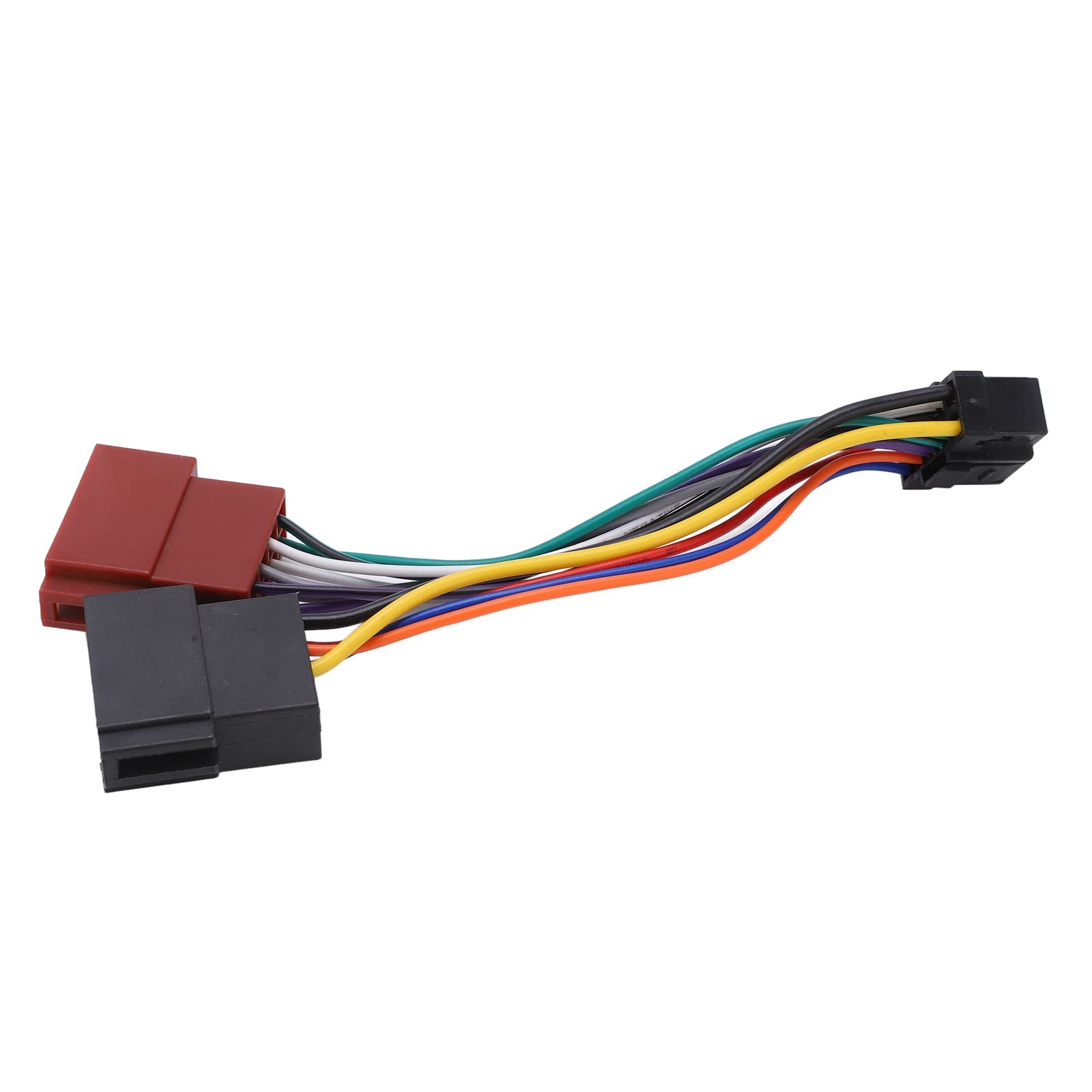 Zohisin Stereo Radio Harness Connector Adapter pre Stripped 17. 0×8. 0×2. 0 iso Wiring Harness Connector Adaptor Plug 16 pin car Stereo Radio Replacement for Plastic Lasting