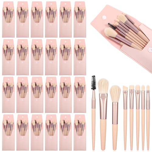 24 Sets Mini Size Travel Makeup Brush Set Bulk - HaiFafafaing Official Imagery - 1