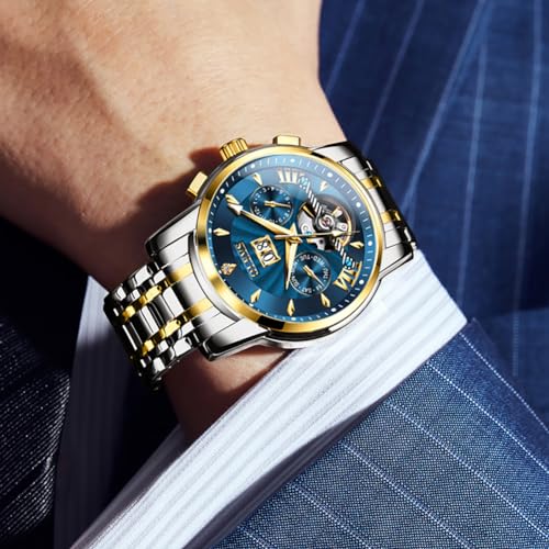 OLEVS Self Winding Watches for Men Automatic Mechanical Dress - Product Imagery