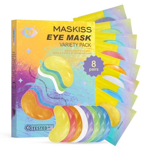 Maskiss Under Eye Patches Variety Pack (8 Pairs), Eye Masks for - Product Imagery