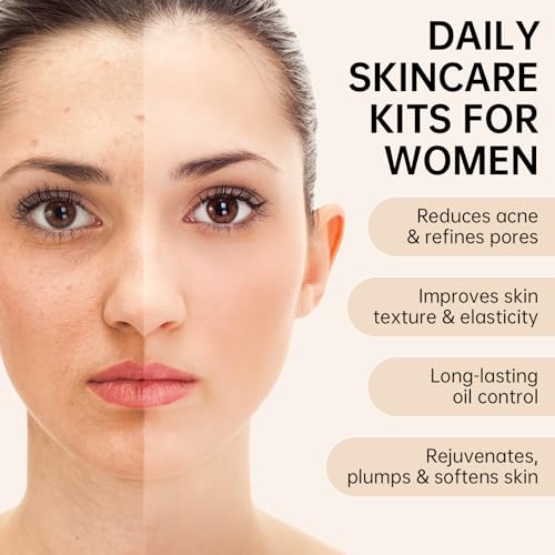 Collagen Skin Care Set, Anti Aging Skincare Set for Reduce - Product Imagery