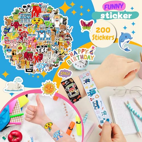 480 PCS Brainrot Themed Bundle – Brainrot Theme Decorations Set - Product Imagery