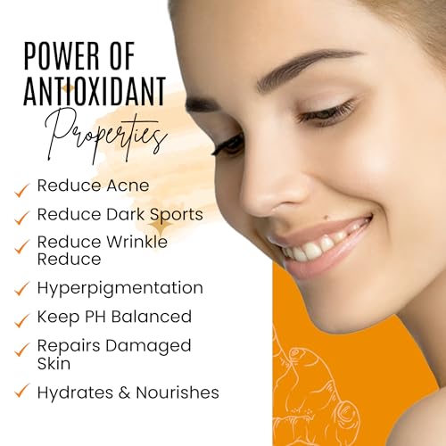 Turmeric Face Cream with 30% Vitamin C – Glow Booster, - Product Imagery