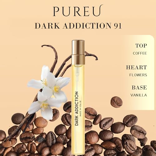 PUREU Pheromones Perfumes for Women & Men, Amber Vanilla Long - Product Imagery