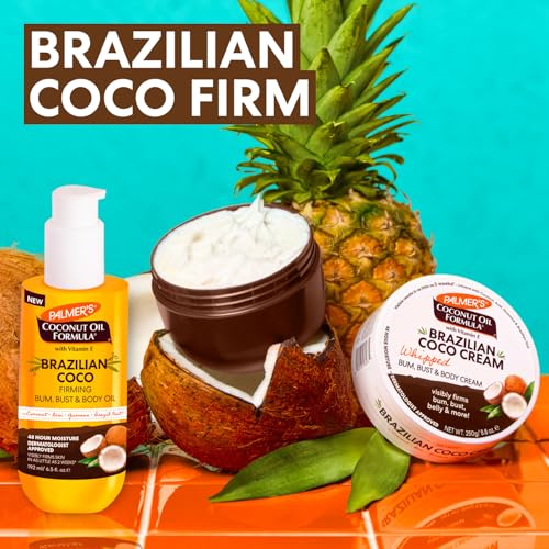 Palmer's Brazilian Coco Hot Mama Firming Kit (Cream 8.8 Oz + Oil - Product Imagery