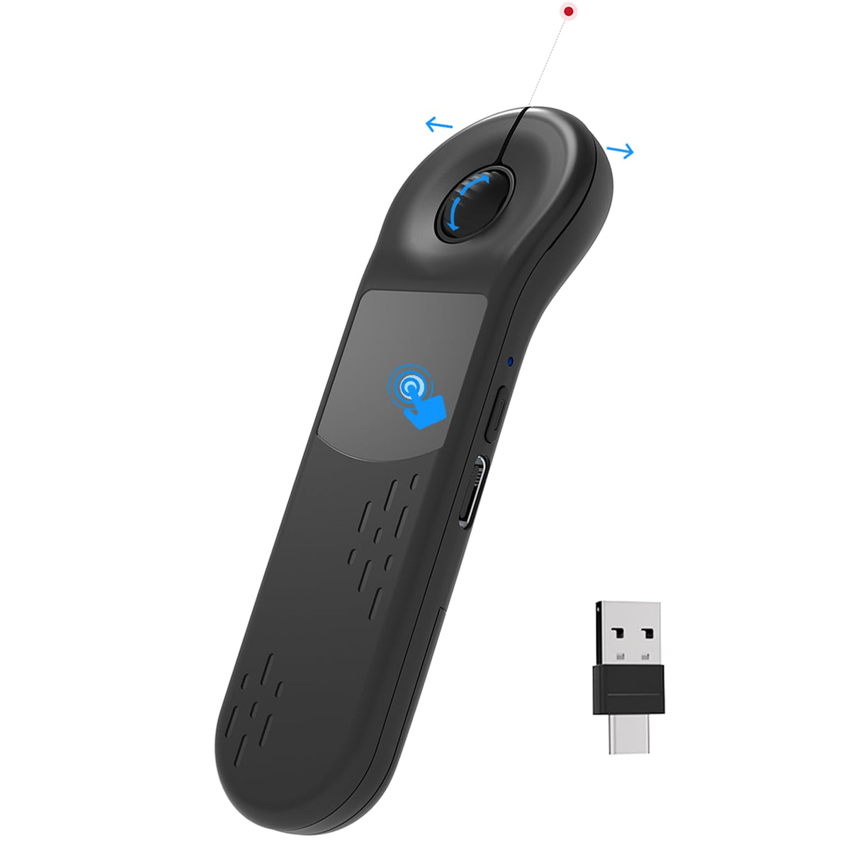 Rechargeable Air Mouse for PC iOS Android with Touchpad - ZOZVO Official Imagery - 2