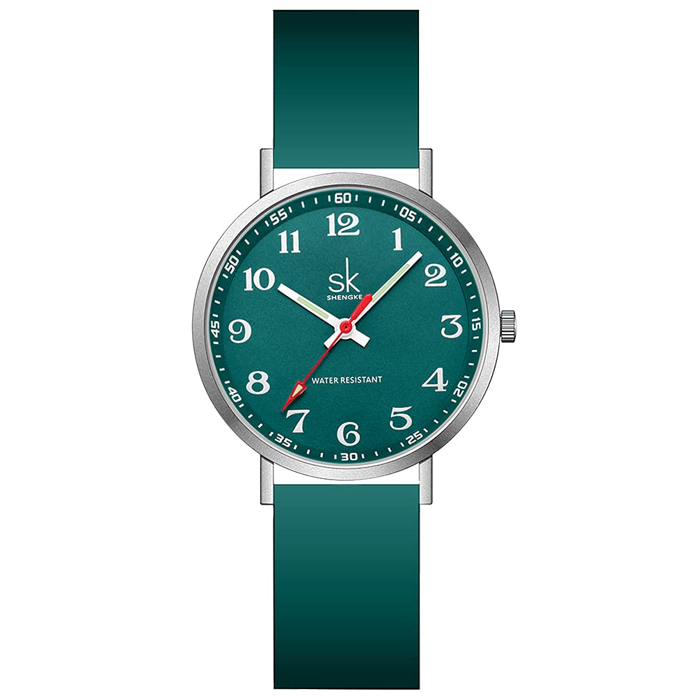 SHENGKE Casual Fashion Women Sport Watch Sweat Resistant - SHENGKE Official Imagery - 1