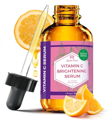 Vitamin C Brightening Serum by Leven Rose 100% Natural Dark Spot Remover for - Leven Rose Official Product View 1