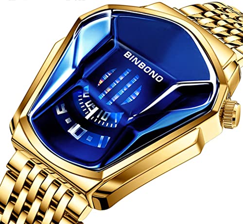 FANMIS Creative Men Digital Electronic Watch Silver Bracelet - Product Imagery