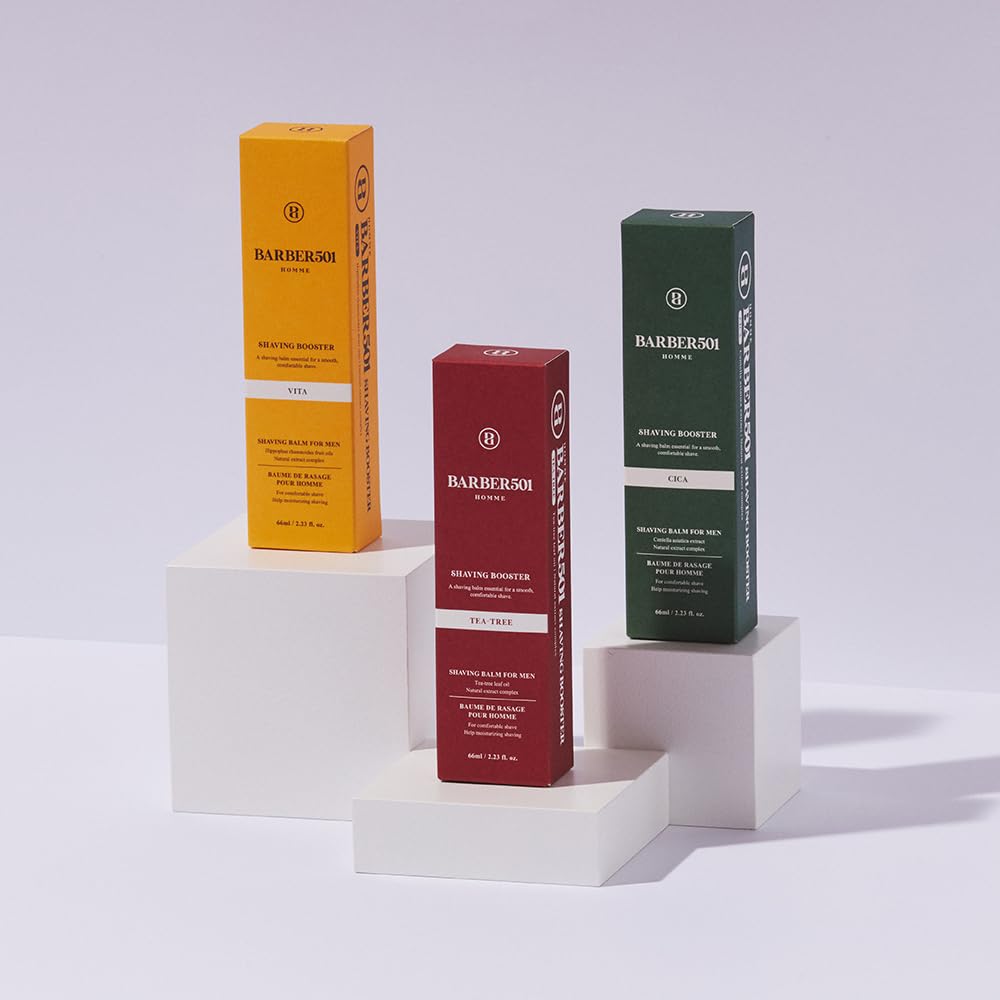 Shaving Booster Balm Shaving Cream Men Shaving Gel Shave Oil - BARBER501 Official Imagery - 8