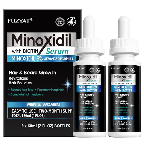 FUZYAT 5% Minoxidil , Minoxidil Hair Growth Treatment, Beard Growth Serum, - FUZYAT Official Product View 1