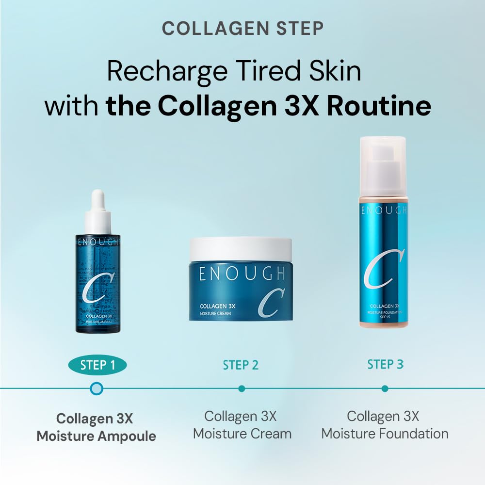 Enough Collagen 3X Moisture Ampoule – Hydrating &amp; Firming - ZIOSTAND