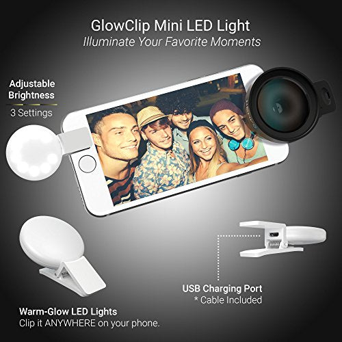 Xenvo Pro Lens Kit for iPhone and Android, Macro and Wide Angle - Product Imagery