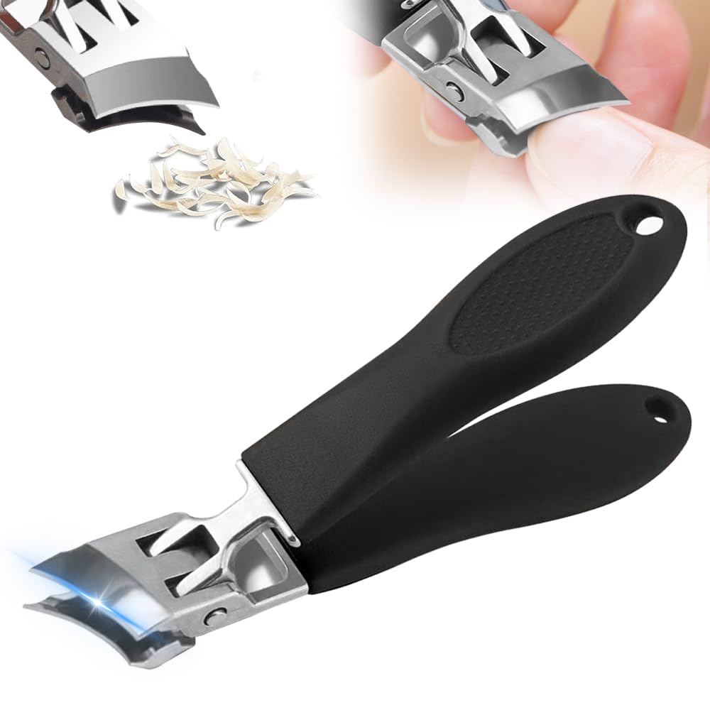 Wide Jaw Opening Anti-Splash Slanted Nail Clipper, Fingernail - Product Imagery
