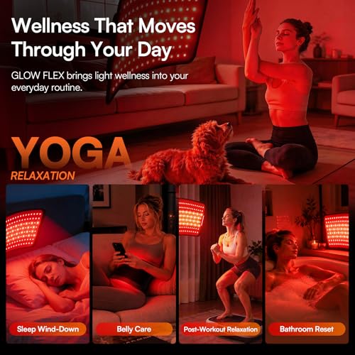 INIA Red Light Therapy Panel & Belt 2-in-1, 1064nm + 850nm Dual - Product Imagery