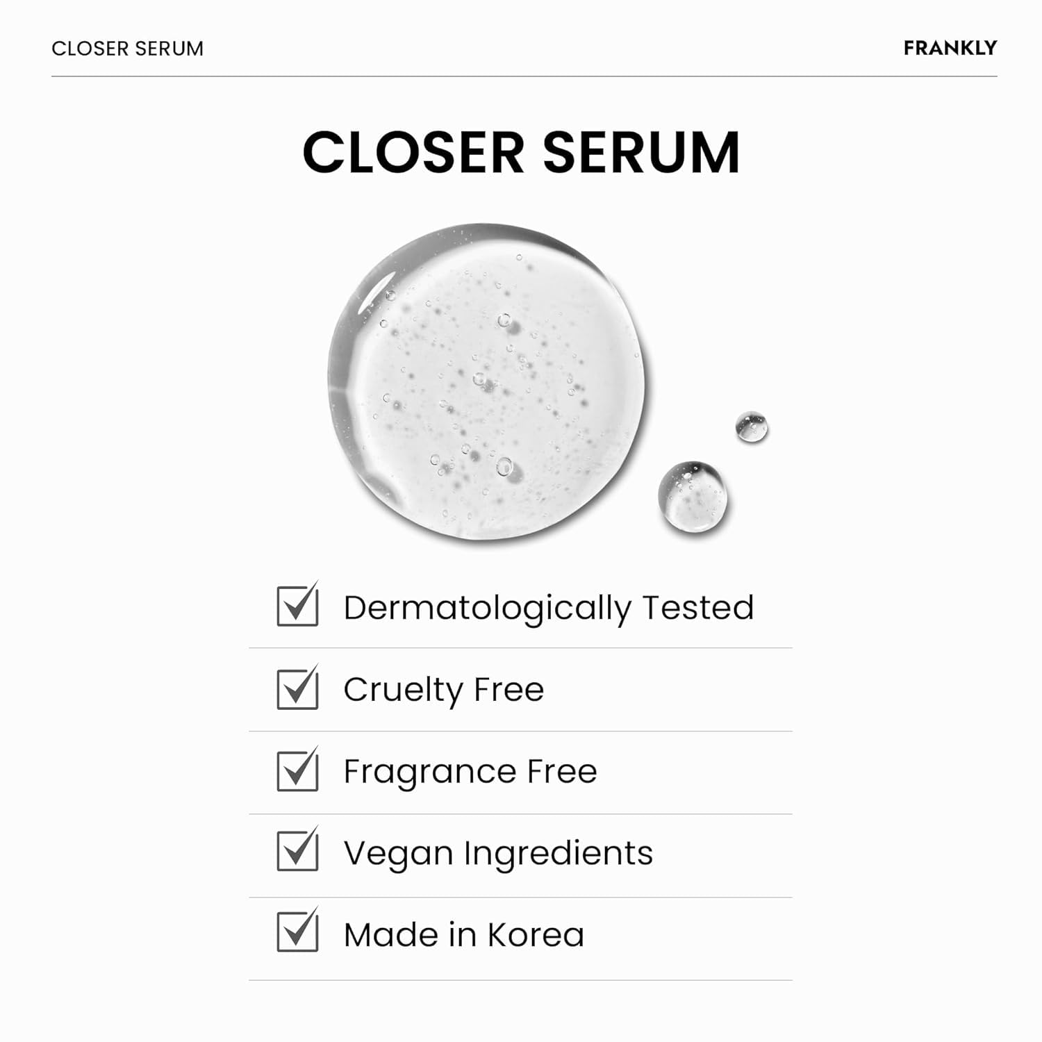 FRANKLY Closer Serum - FRANKLY