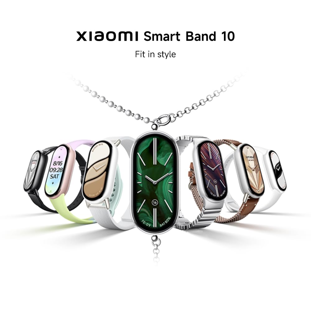 XIAOMI Mi Smart Band 10   Global Version - 1.72" AMOLED Display | 21 D - View 2