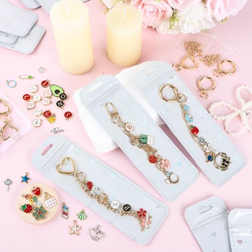 389Pcs Charms Lip Gloss Keychain Making Kit, Charms for Keychain - Product Imagery