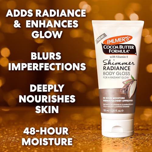 Palmer's Shimmer Body Lotion Cocoa Butter Formula with Vitamin E - Product Imagery