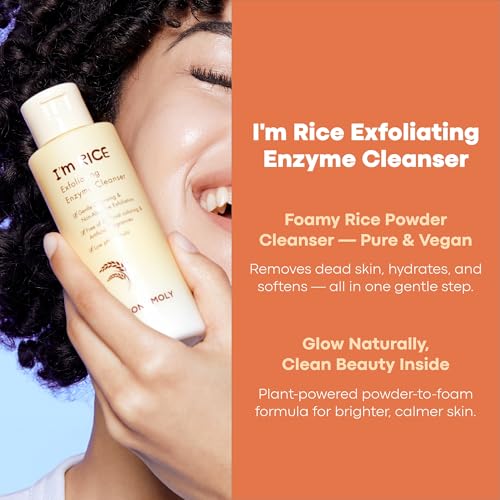 TONYMOLY I'm Rice Enzyme Cleanser - Rice Powder and Papaya - Product Imagery