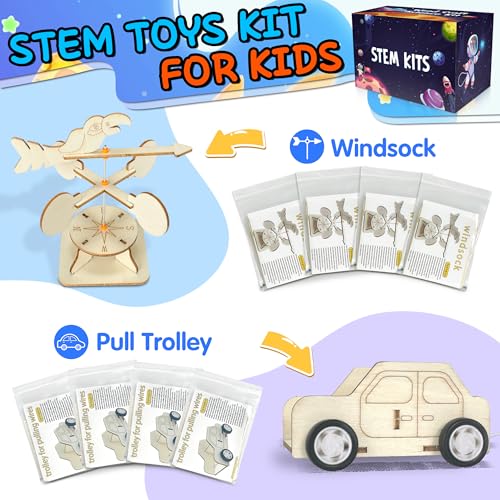 LINAYE 24 Packs STEM Kits for Kids, 6 in 1 Treasure Box Toys - Product Imagery