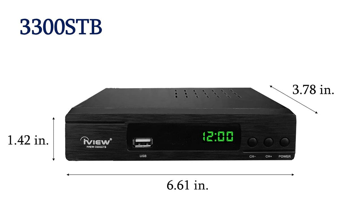 iView 3300STB ATSC Converter Box with Recording Media Player - IVIEW Official Imagery - 5