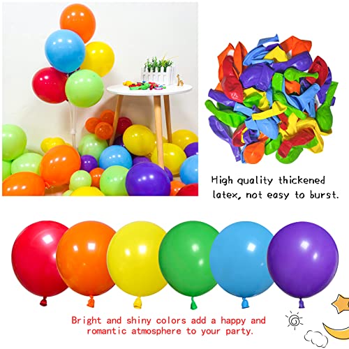 Rainbow Balloon Arch Kit 111Pcs 18 12 5 Inch Latex Colorful - Product Imagery