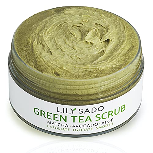 LILY SADO MATCHA ™ Sugar Facial Scrub - Best Daily Facial Exfoliating Cleanser - LILY SADO Official Product View 1