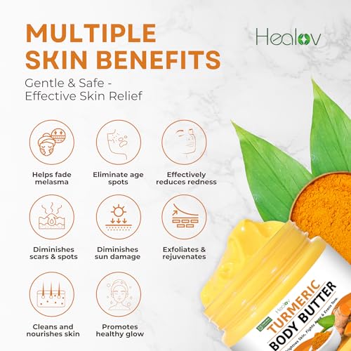 Turmeric Face Cream – All Natural Skin Brightening Cream – - Product Imagery
