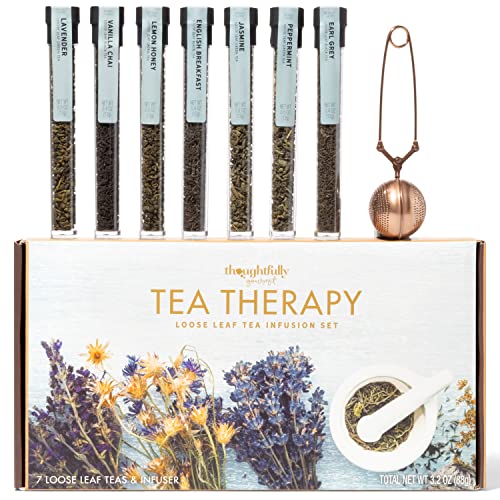 Tea Therapy Loose Leaf Tea Infusion Gift Set Reusable - Thoughtfully Official Imagery - 1