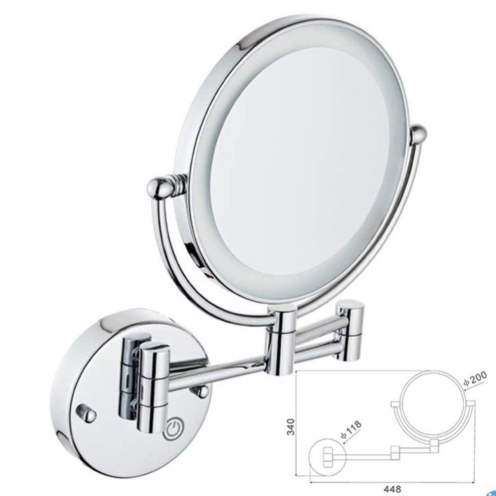 Makeup Mirror Vanity Mirror Makeup Mirror Bathroom Folding - TYUHDUYUR Official Imagery - 5