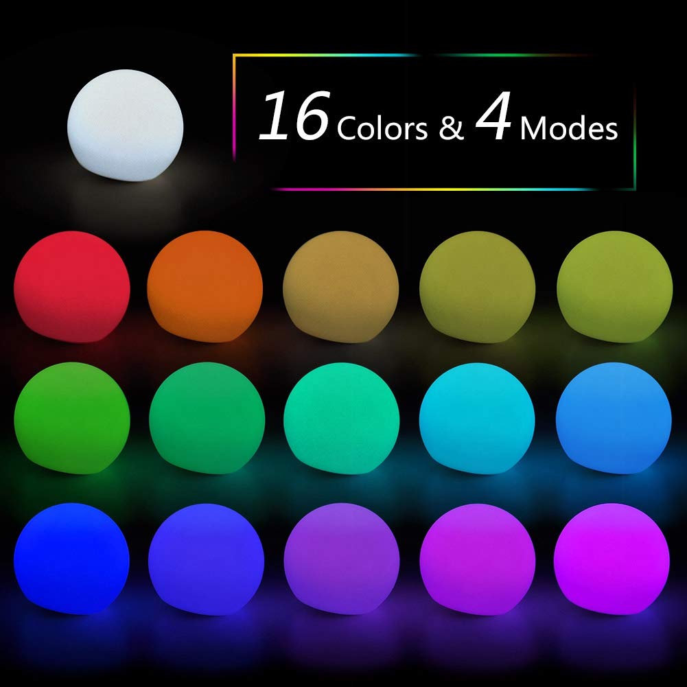 Rechargeable LED Ball Light Decorative Remote Control Lamp - Zopsc Official Imagery - 6