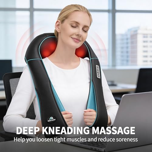 MagicMakers Shiatsu Neck Massager with Heat for Pain Relief Deep - Product Imagery