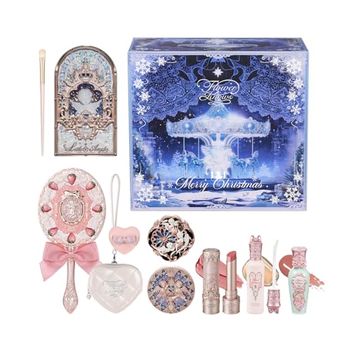 Flower Knows Cherub Bloom 11-Piece Makeup Gift Box Set,Includes - Product Imagery