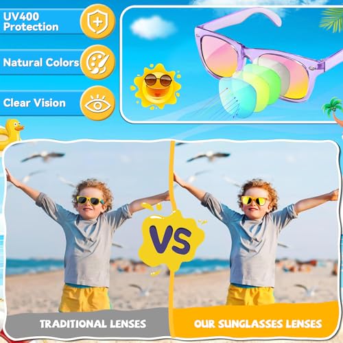 Kids Sunglasses Party Favors - Boys Girls Valentines Day Gifts, - Product Imagery