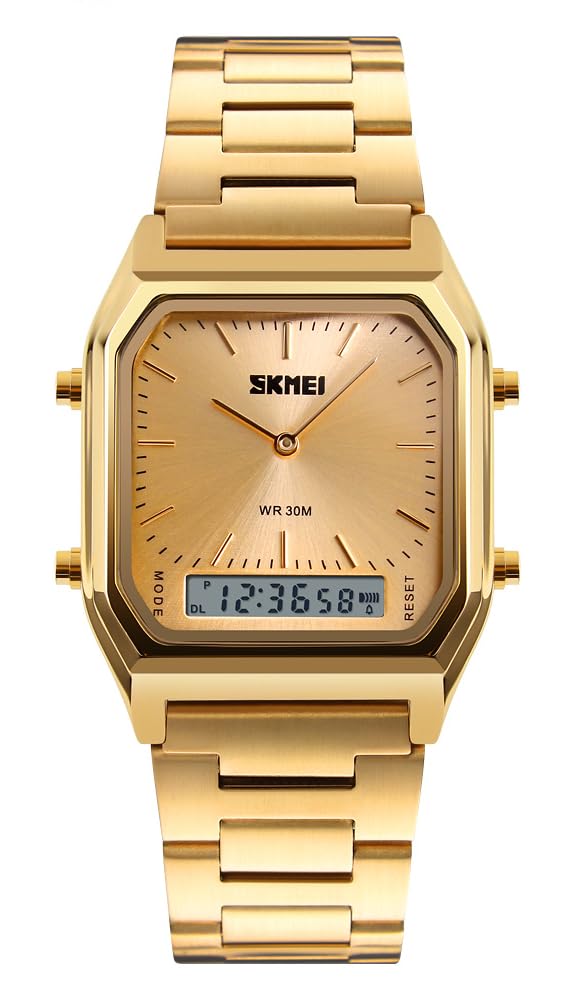 Gosasa Vintage Unisex Digital Sports Watch Dual Display - Gosasa Official Imagery - 2