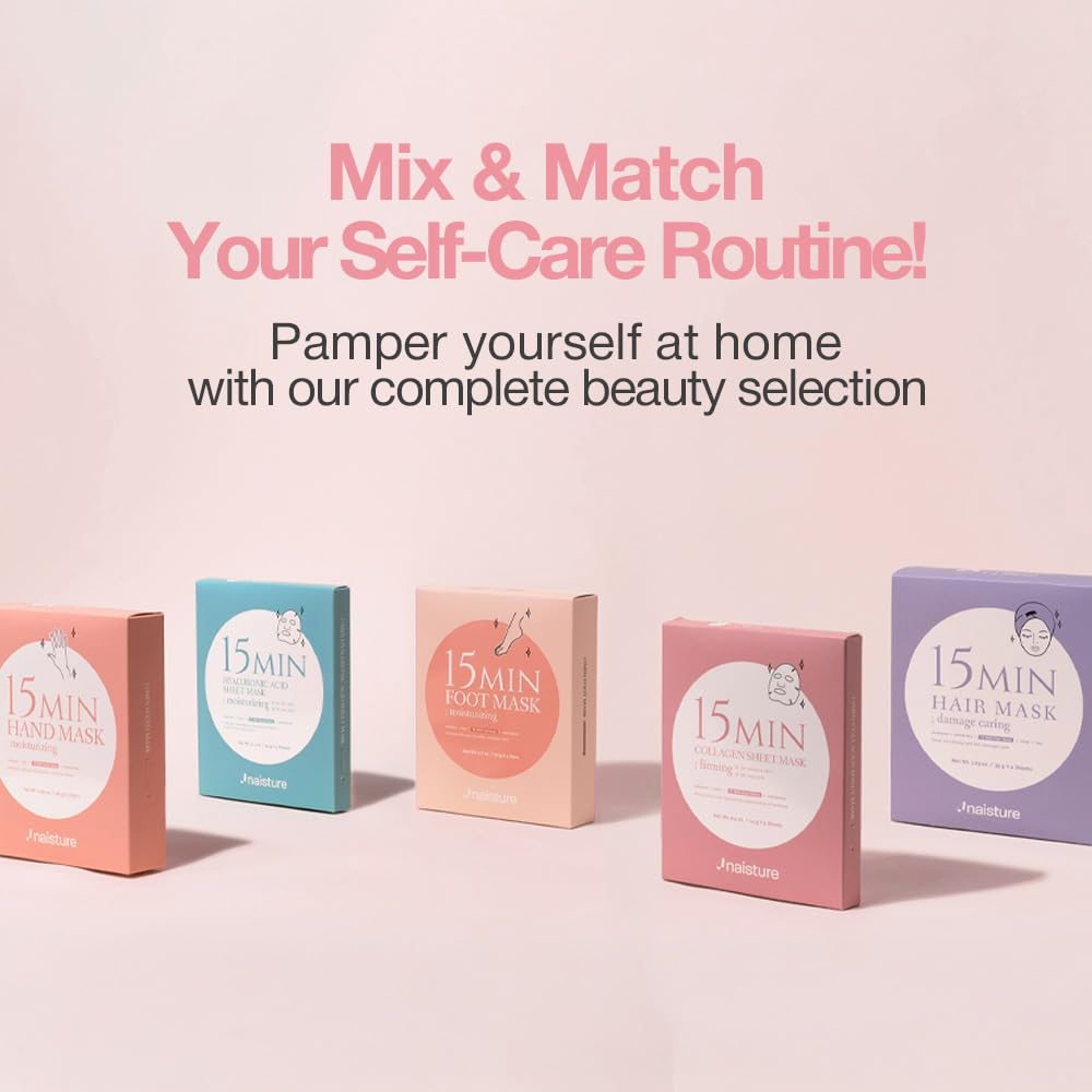 15 Min Pamper Me Kit Korean Spa Skincare Gift Set for Women-Head - Naisture