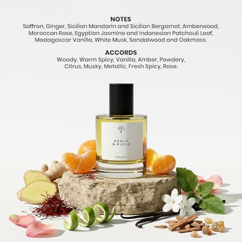 Peach & Pulse perfumes for women EAU DE PARFUM Alcohol free - Product Imagery