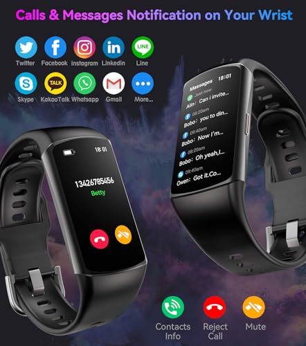 Smart Watch Fitness Tracker with 24/7 Heart Rate, Blood Oxygen - Product Imagery