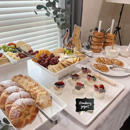 12pcs Mini Chalkboard Signs with Stand,Food Labels for Party - Product Imagery