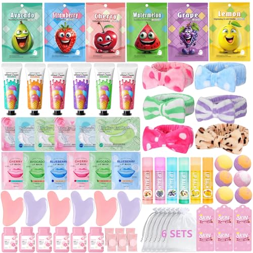 72 PCS Spa Party Supplies for Girls Spa Party Favors Include - Tudona Official Imagery - 1