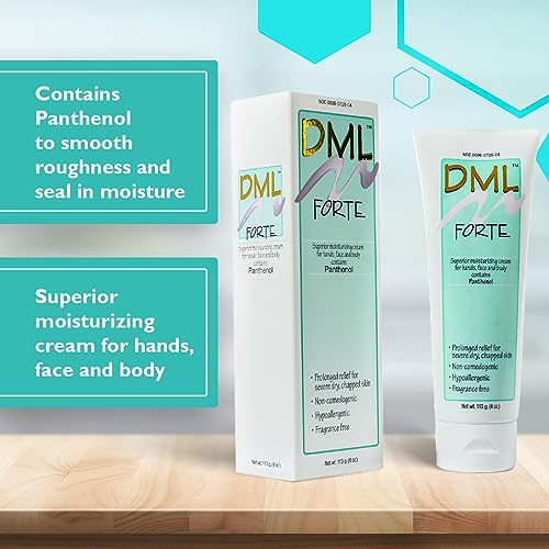 DML Forte Skin Care- Super-Hydrating Hand, Face, and Body - Product Imagery