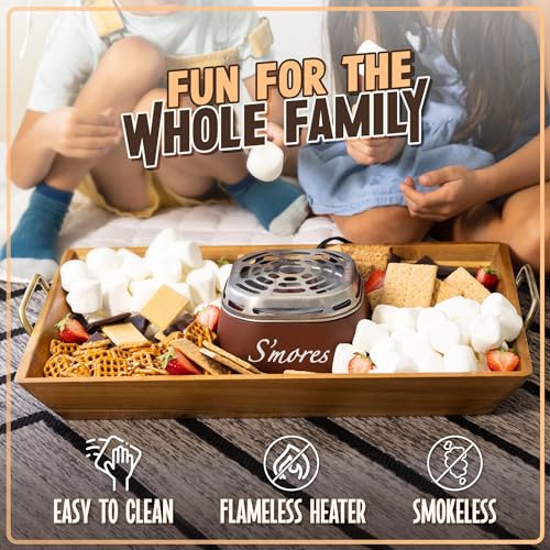 Nostalgia Tabletop Indoor Electric S'mores Maker - Smores Kit - Product Imagery