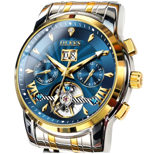OLEVS Self Winding Watches for Men Automatic Mechanical Dress - Product Imagery
