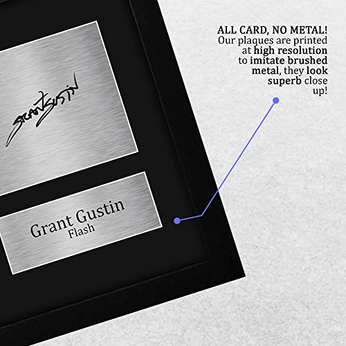 HWC Trading Grant Gustin Flash Gifts USL Framed Printed Signed - Product Imagery